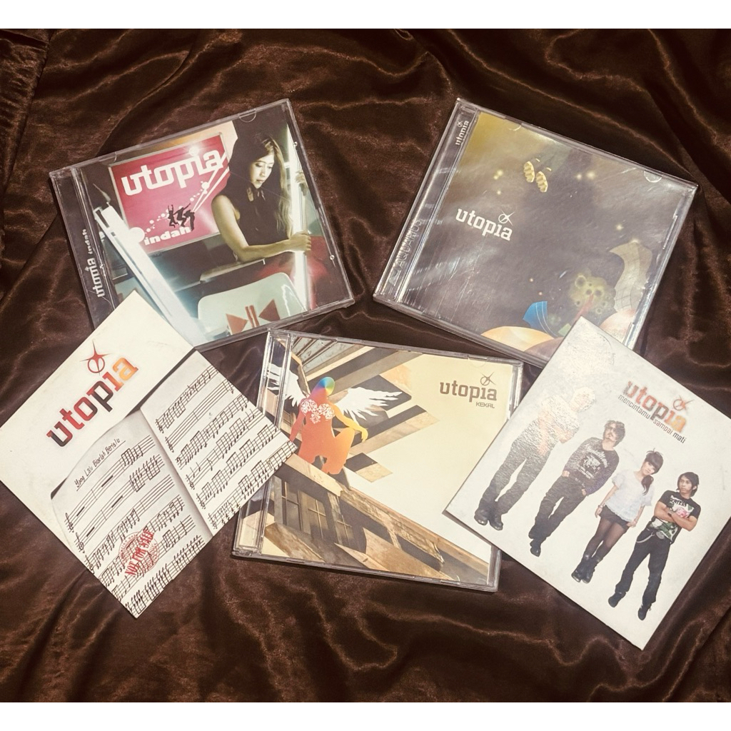 paket CD UTOPIA ALL ALBUM DAN SINGLE GANTENG GANTENG SRIGALA ORIGINAL