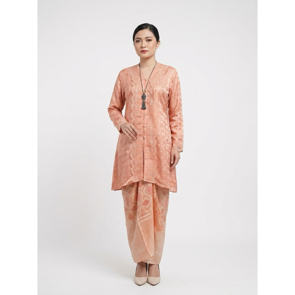 setelan kaftan batik viscose