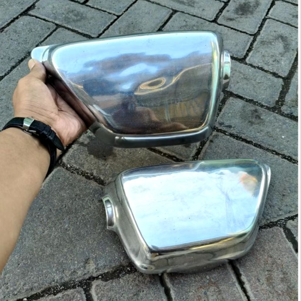 BOX AKI CB200 BOX TEMPONG AKI SAMPING CB200 SET KANAN KIRI