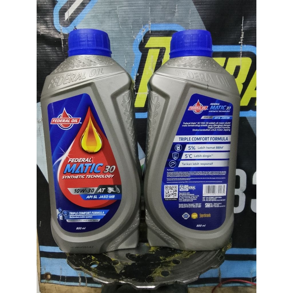 Oli Motor Federal Matic 800ml - Spesialis Dingin