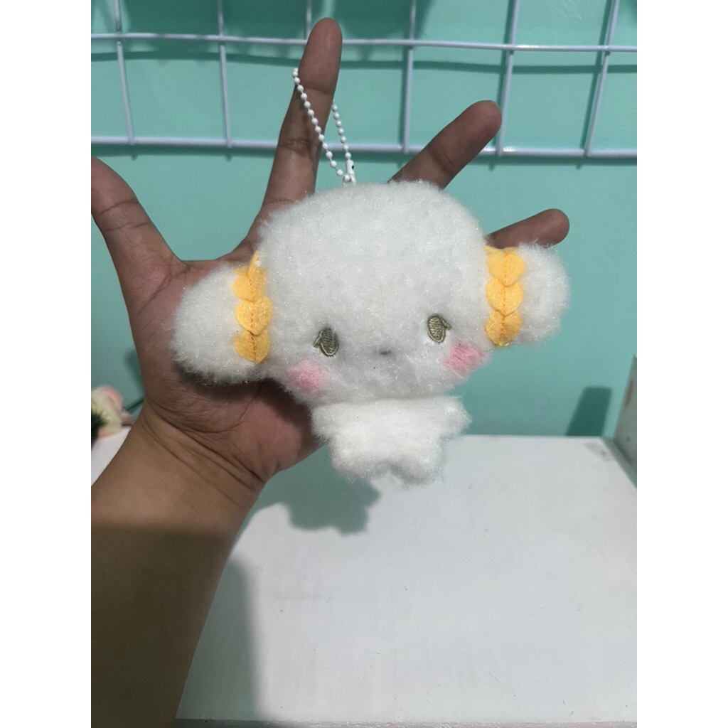 Boneka ganci cogimyun sanrio gantungan kunci sanrio putih cogimyun sanrio cantik