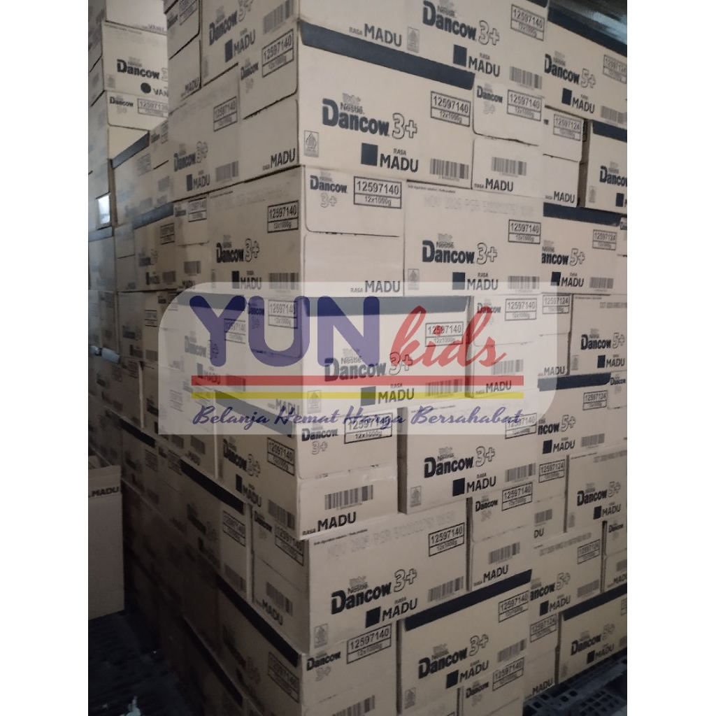 SUSU DANCOW KARTONAN 1+, 3+ RASA MADU & VANILA [1 KARTON ISI 12 PCS] HARGA PROMO, KUALITAS ORIGINAL