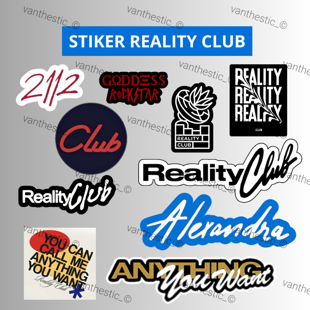Stiker Reality Club | Stiker Set Reality Club | Reality Club