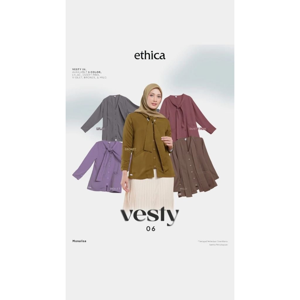 ETHICA VESTY 06 ATASAN ETHICA TERBARU BAJU WANITA