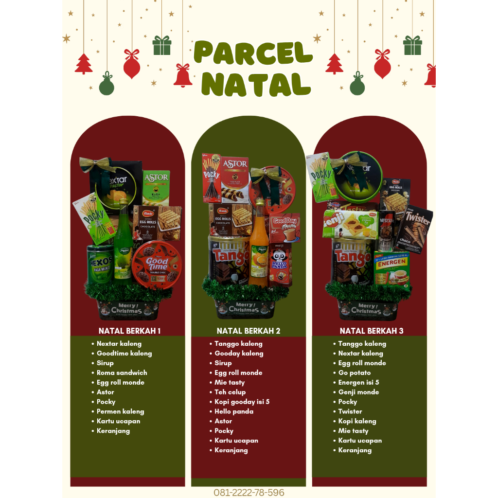 PARCEL NATAL / HAMPERS NATAL / PARCEL SNACK
