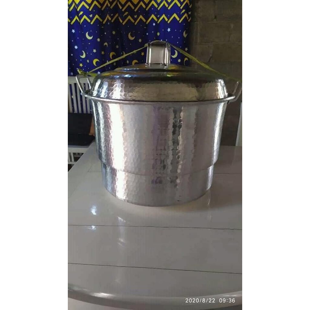 Sabruk/soblok/langseng/dandang kukus muat 8kg bahan alumunium berkualitas