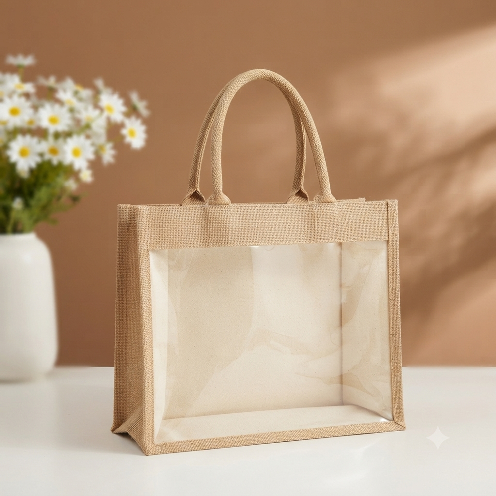 Tas Goni Mika Besar / Tas Hampers Snack Kue Kering Totebag Goni / Tas Souvenir Premium Goni Custom