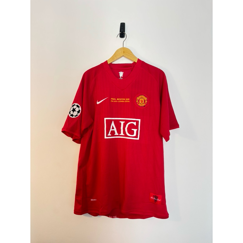 Jersey MEN U Home 2008 Champions League Final Edition Ronaldo 7 – Size XL