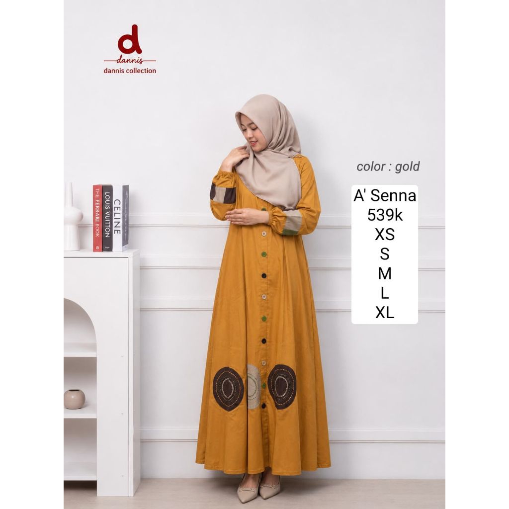 NEW ARRIVAL GAMIS D'KIRANI SENNA by dannis collection/ GAMIS DANNIS ORI