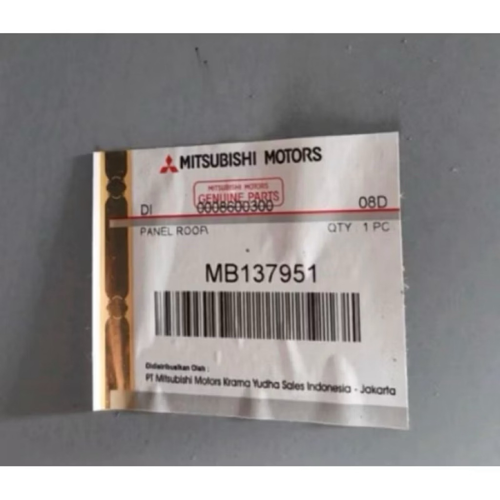 PANEL ATAP /PANEL ROOF KABIN L300 ORIGINAL MB137951