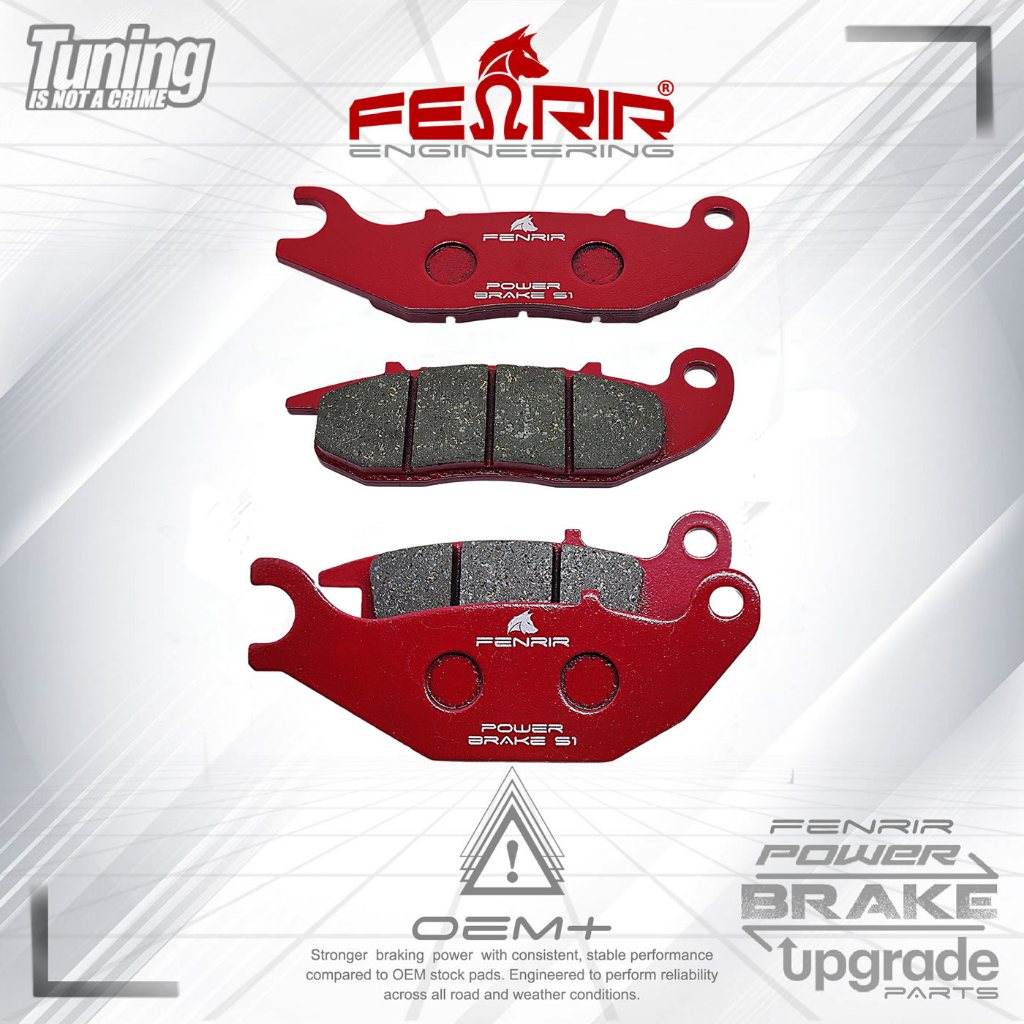 Kampas Rem Tiger Revo Old 2006-2012 - Fenrir Ceramic Fusion Harian Balap Touring