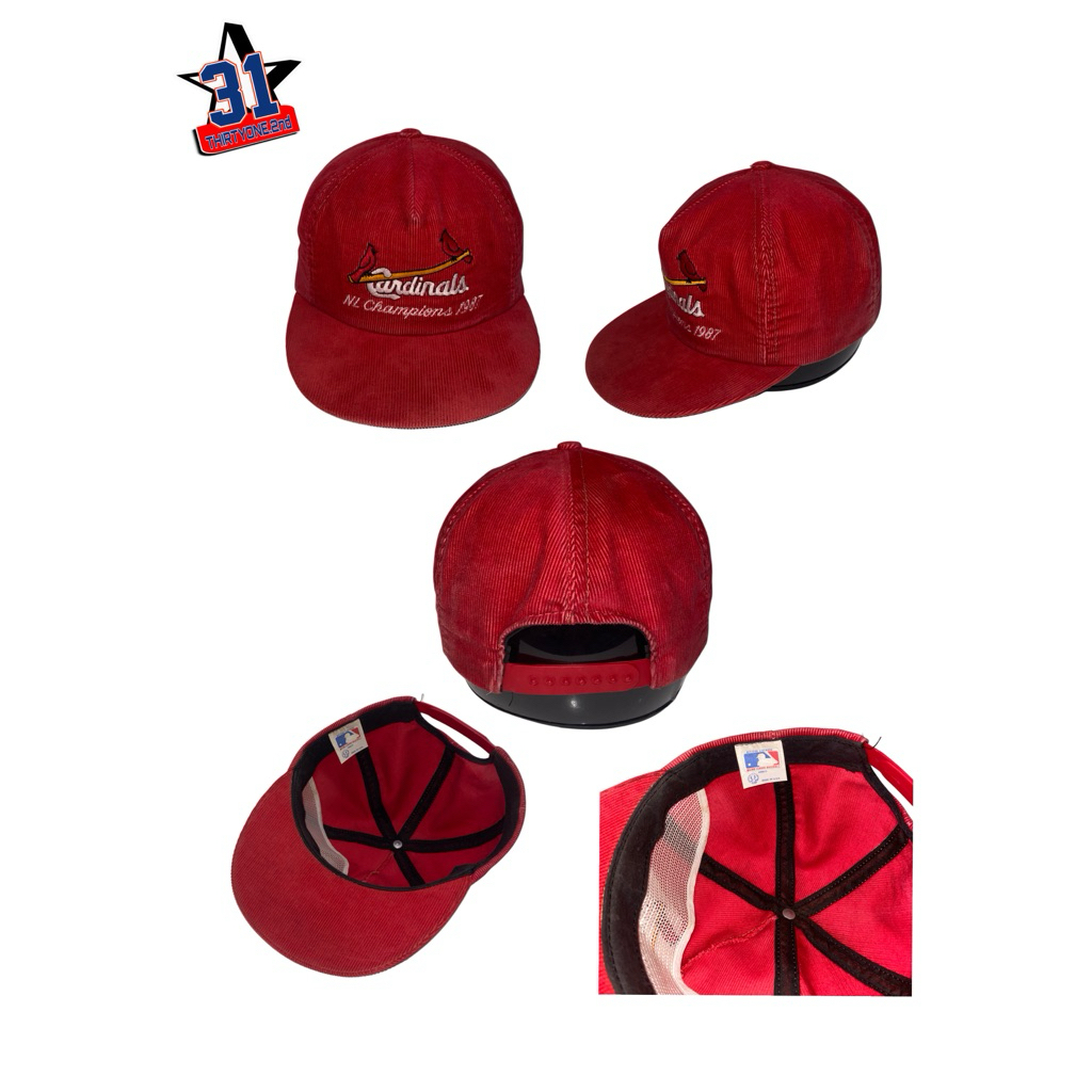 Topi vintage corduroy cardinals USA