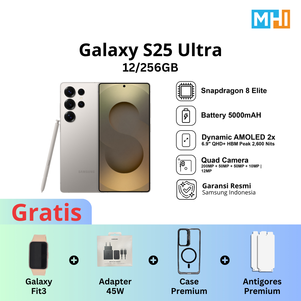 Samsung Galaxy S25 Ultra 12/256GB 12/512GB Handphone AI
