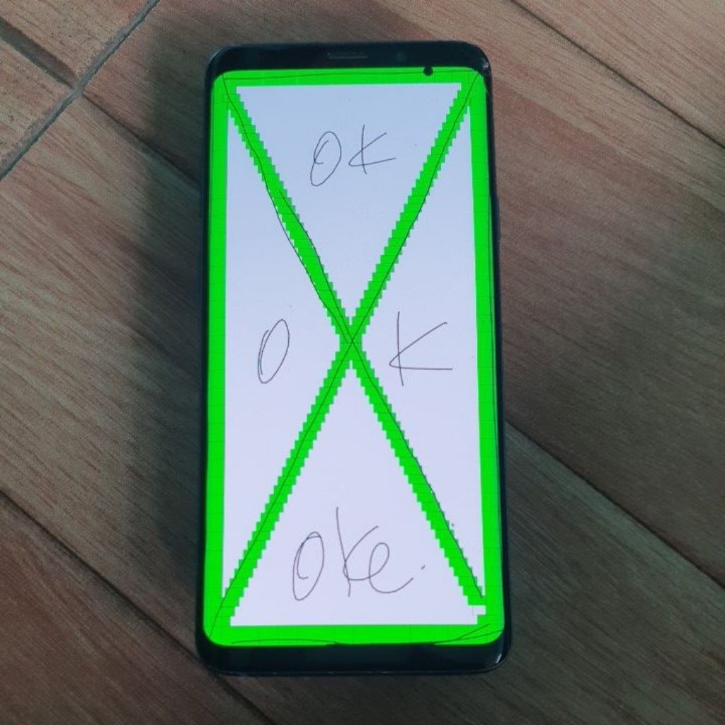 LCD samsung S9 plus original minus layak pakai