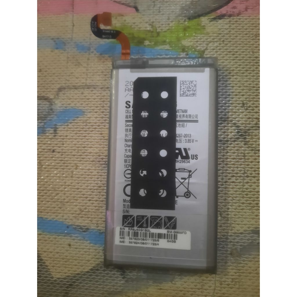 baterai samsung s8+ ori