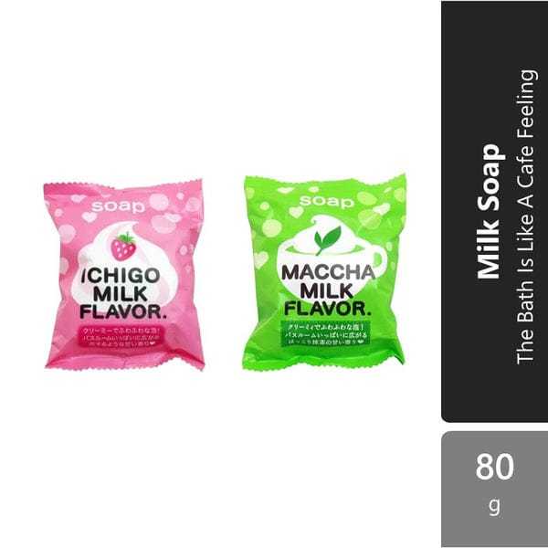 Sabun Mandi PELICAN Petit Berry Soap Strawberry Milk / Matcha 80g
