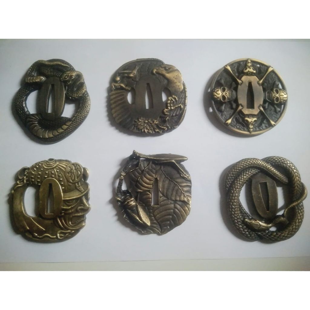 aksesoris tsuba samurai katanas