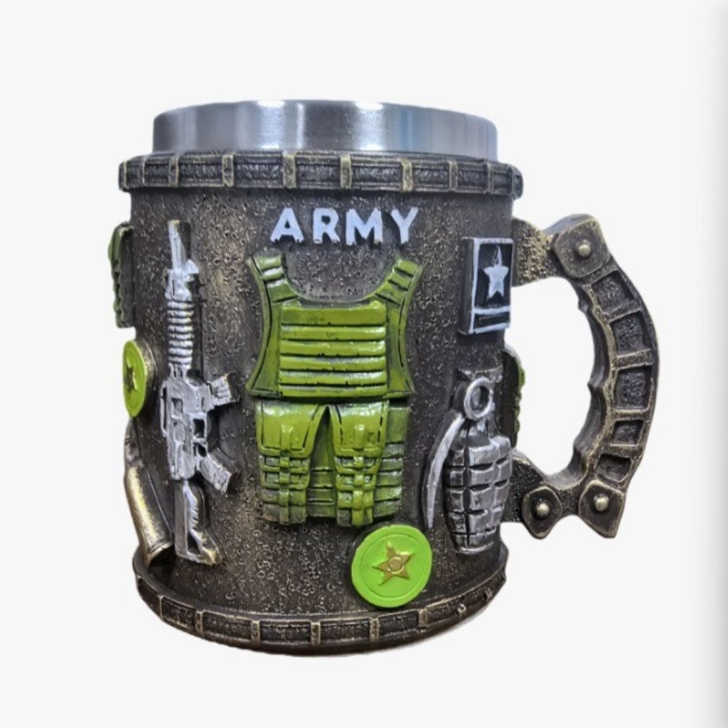 Mug Gelas Stainless Steel Karakter Koleksi Souvenir Hobby