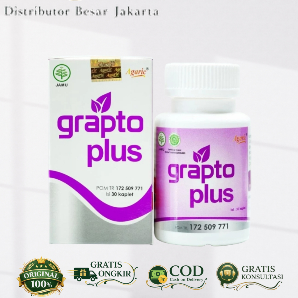 Grapto Plus Asli Original 30 Kaplet