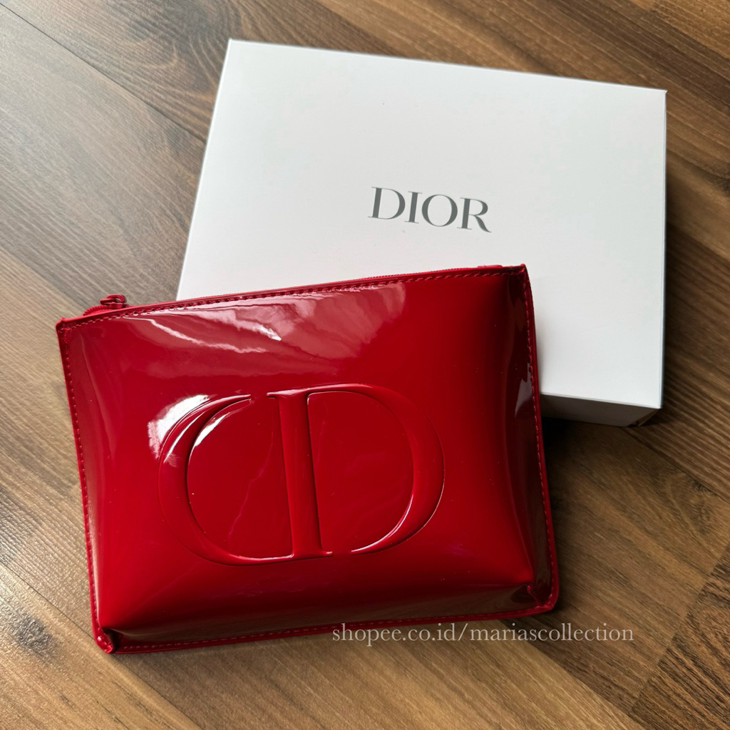 Dior Beauty VIP Gift Trousse Pouch Merah 100% Original