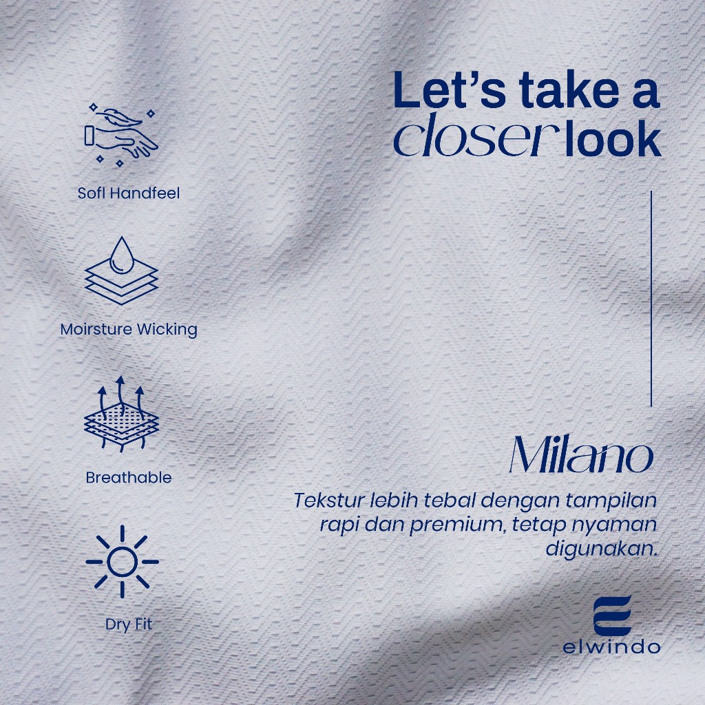 Kain Dryfit Milano Premium Kiloan 72" Elwindo Textile