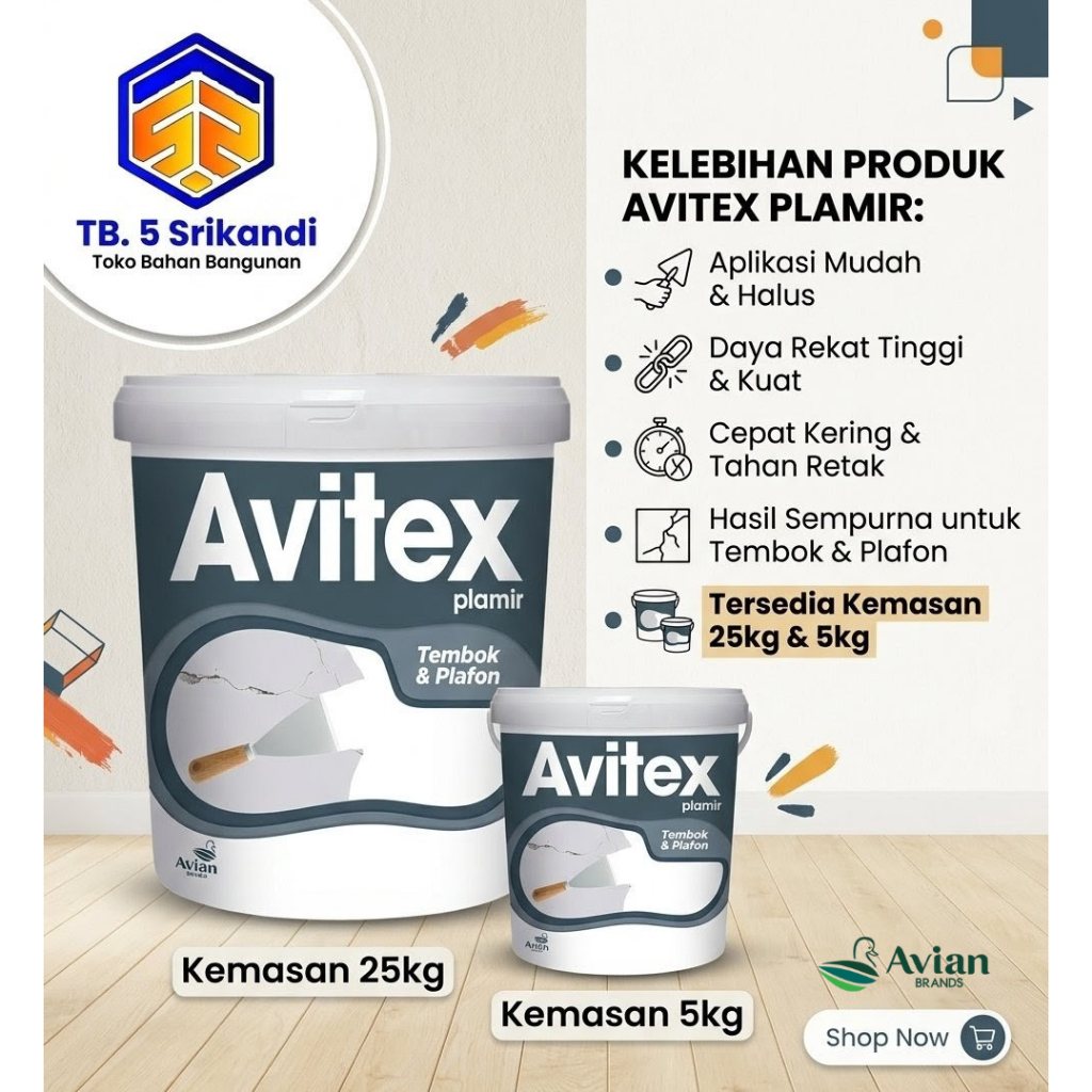 Cat Dasar / Avitex Alkali Resisting Primer