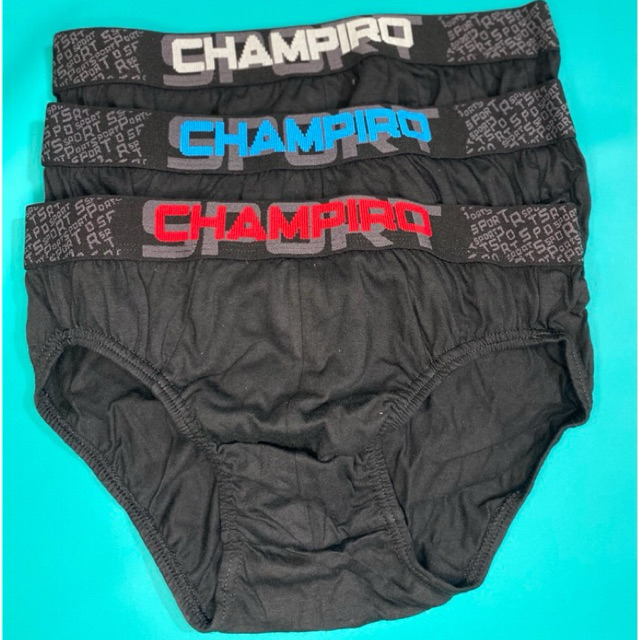 CD CHAMPIRO BLACK ORIGINAL 100%/Celana Dalam Cowok