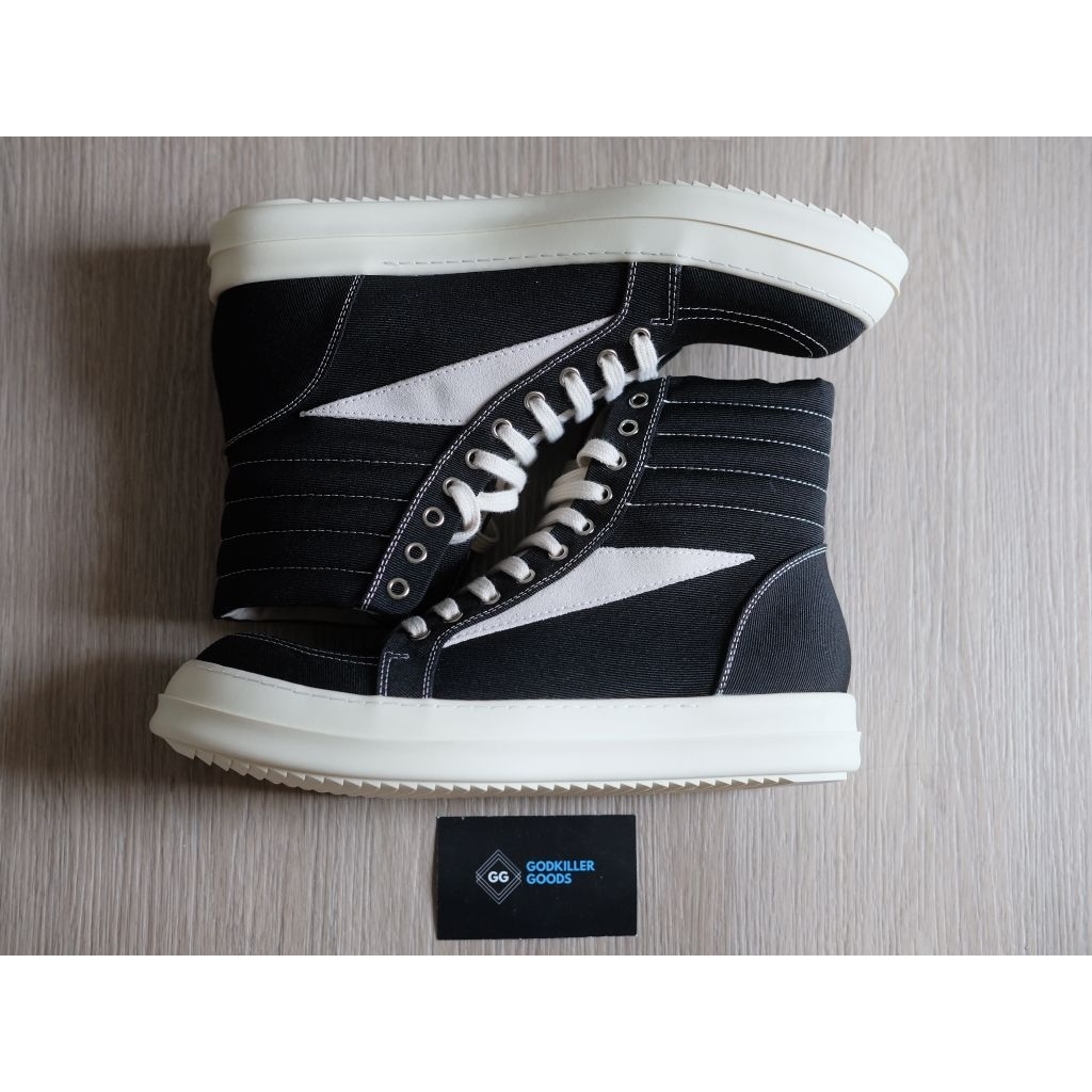 Rick Owens DRKSHDW Vintage Sneaker Mid Milk White