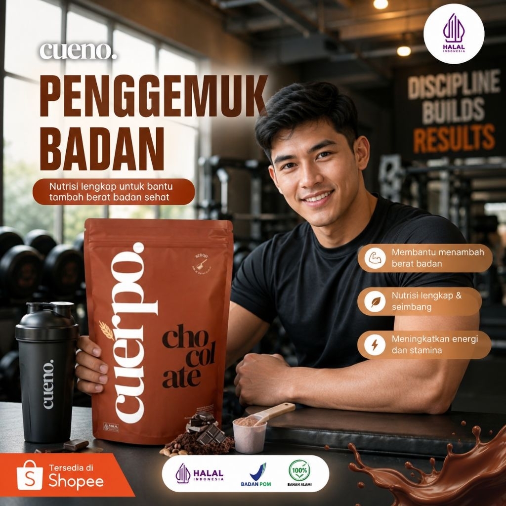 Cuerpo Susu Tinggi kalori dan protein 960 gram