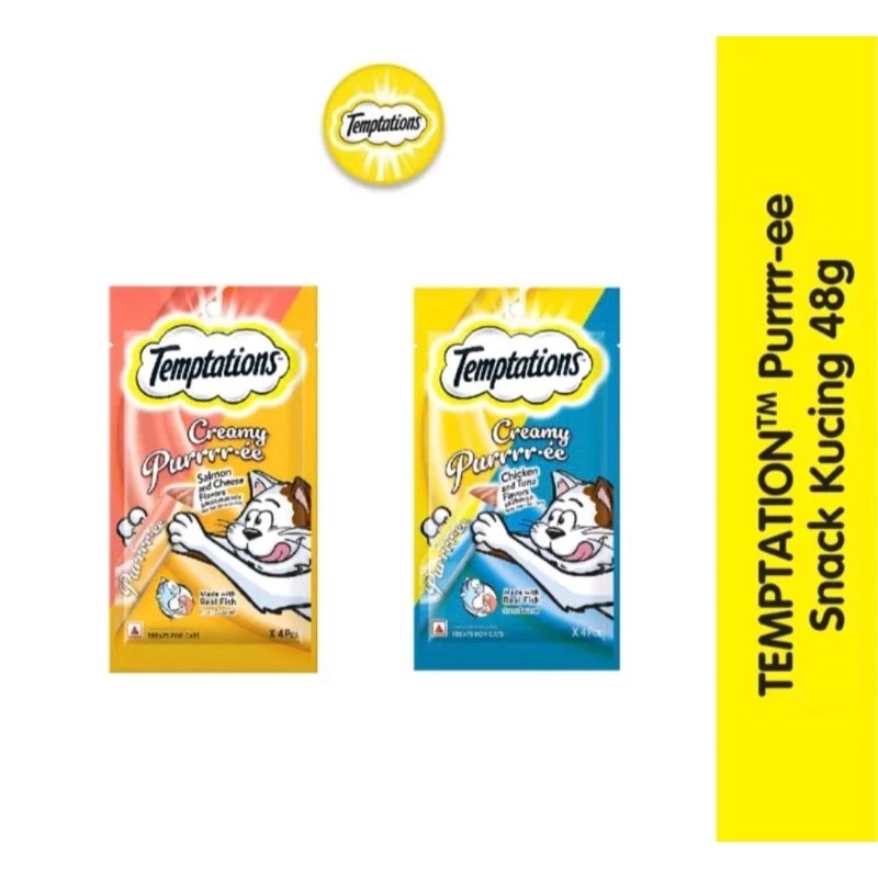 Temptations Creamy 48g Snack Kucing (KHUSUS BATAM)