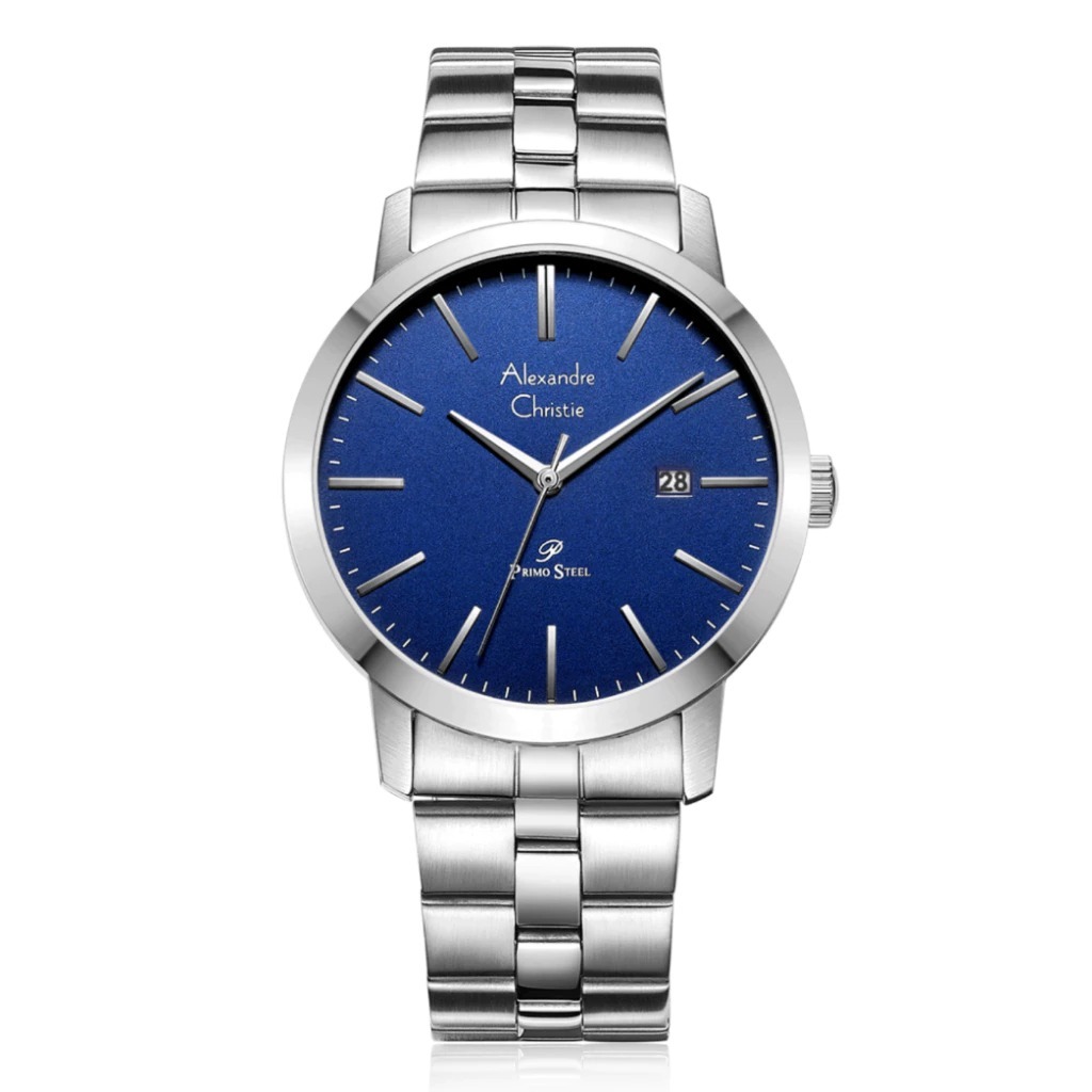 Jam Tangan Pria Analog Alexandre Christie 1007MD AC1007 AC 1007 MD 1007 MDBSSBU Original Garansi Res