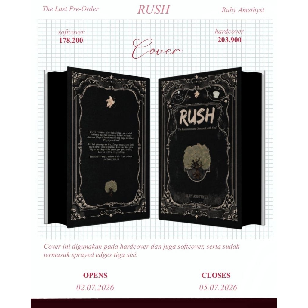 READY Rush by Ruby Amethyst NOVEL