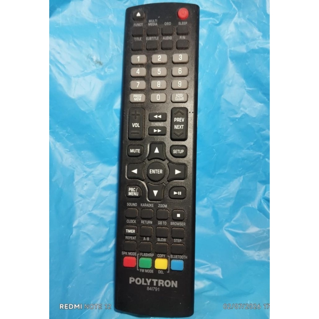 remot BIGBAND series original polytron BB5510 BB5210 kode 84I791