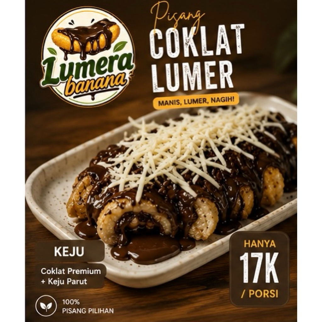 PISANG LUMER TOPPING KEJU