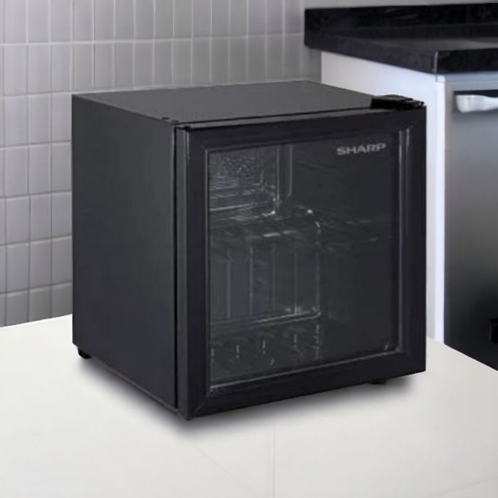 Showcase Sharp SCH 50X FS / SCH50XFS Kulkas Mini 55 Liter