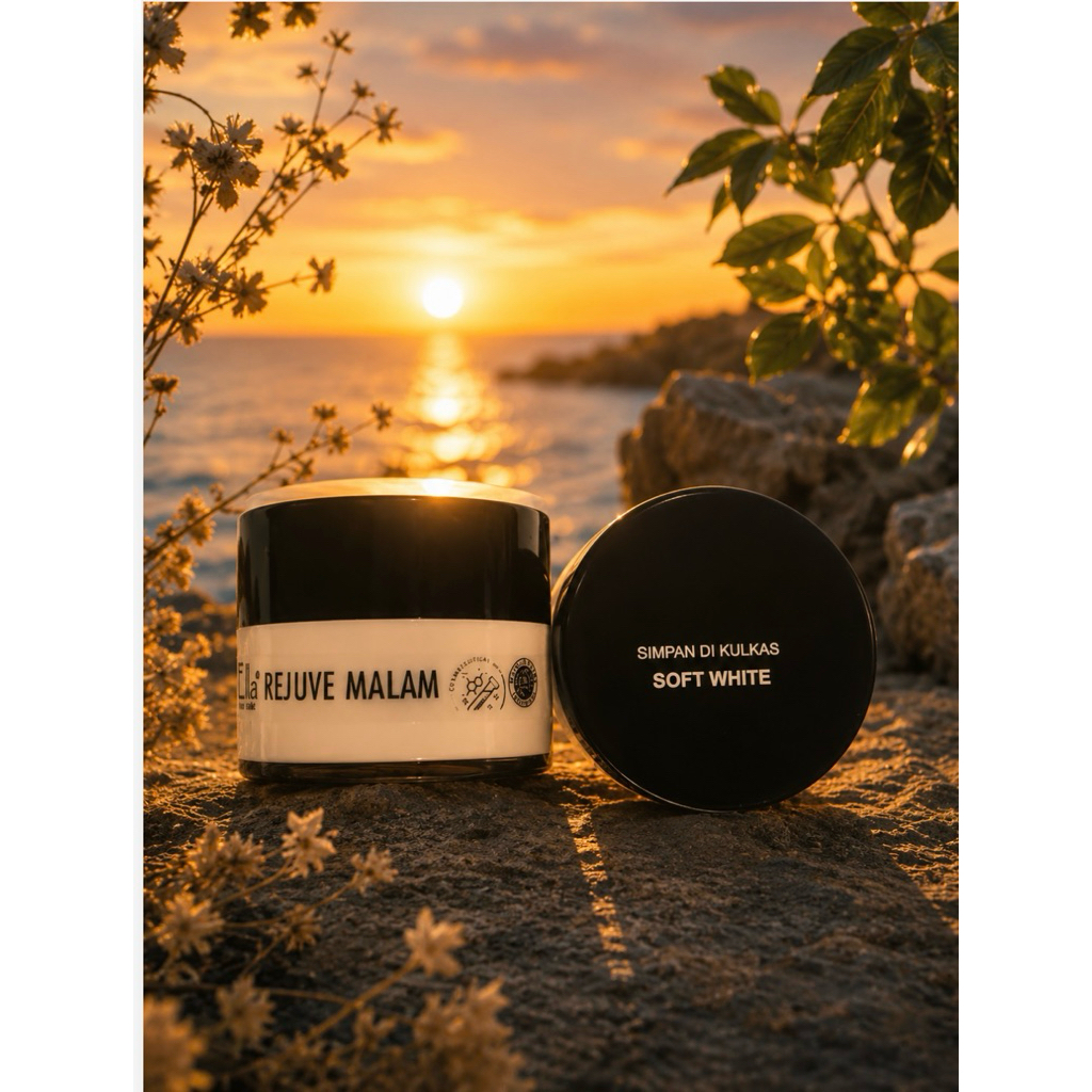 SOFT WHITE REJUVE MALAM RACIKAN PENCERAH ELLA SKINCARE (jastip)