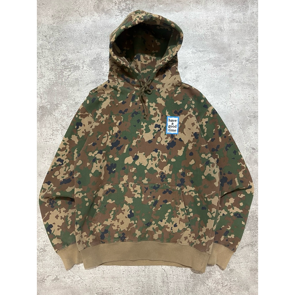 Hoodie Hagt Camo Blue Freme