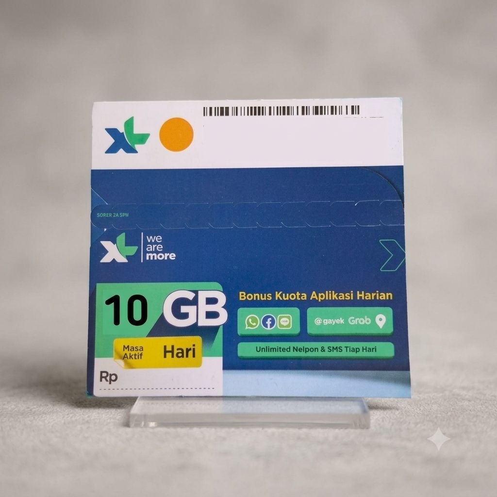 DISKON KARTU PERDANA XL 10 GB NASIONAL (SEGEL) + BONUS KUOTA 5 GB