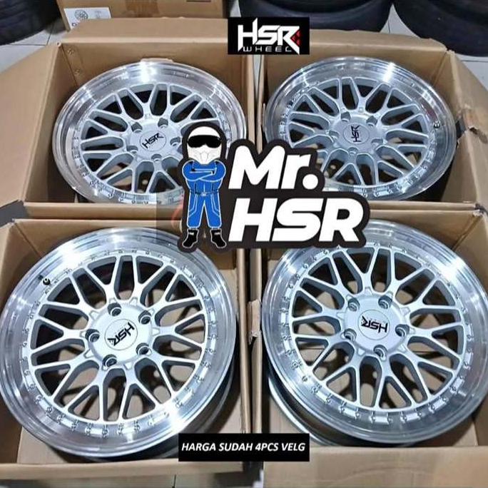 VELG MOBIL BEKAS SECOND UNTUK BMW SIGI HSR R18 5X120 ET40