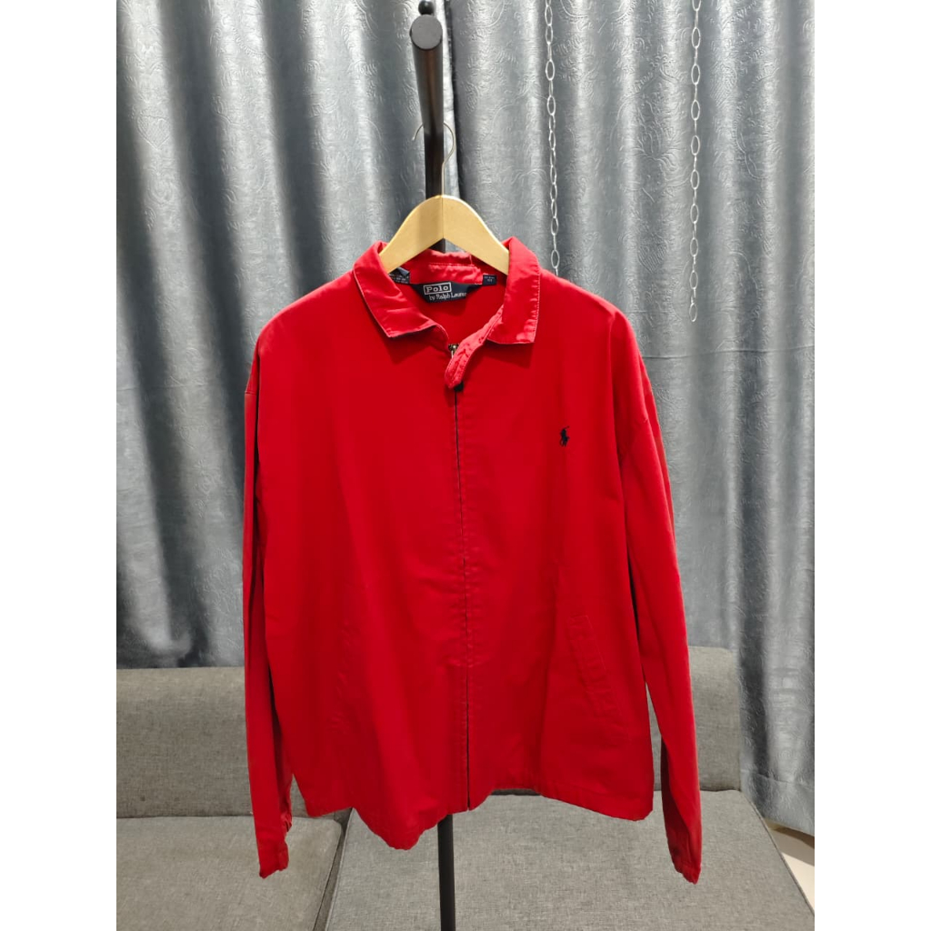 Polo Ralph Lauren Vintage Work Jacket Red Authentic Original