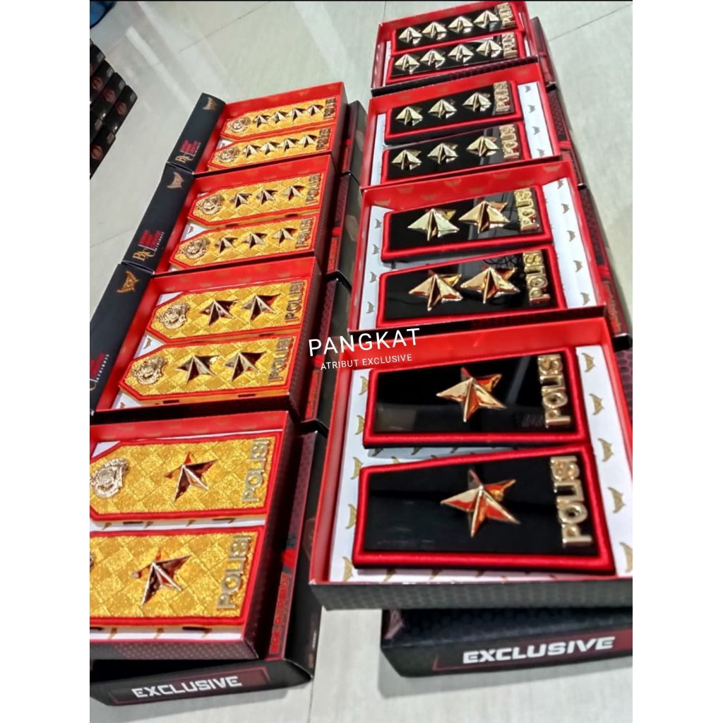 PANGKAT BRIGJEN / PANGKAT IRJEN / PANGKAT KOMJEN PDH PDU  PREMIUM QUALITY
