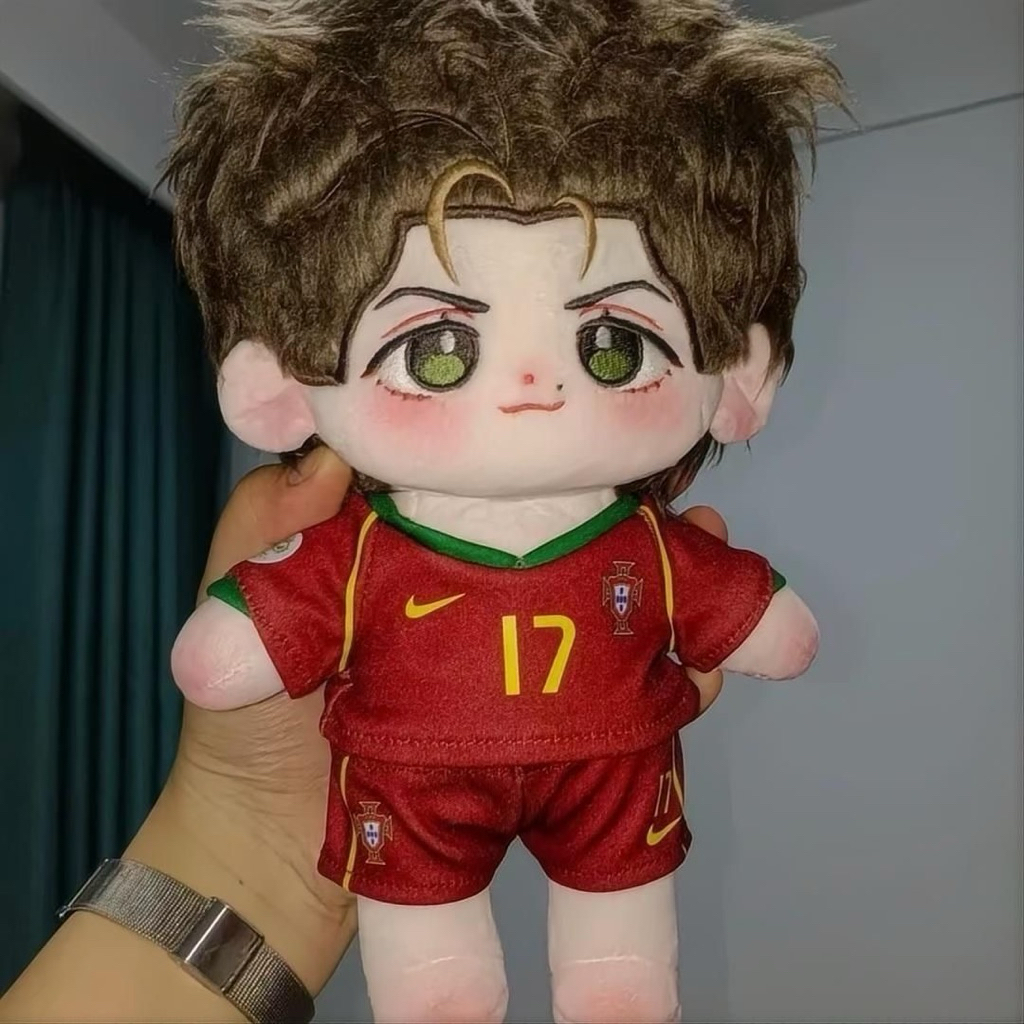 [PREORDER] Boneka Plush Cristiano Ronaldo 20cm Doll Boneka Koleksi Karakter Fashion