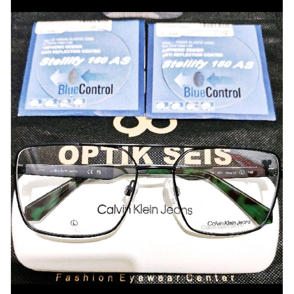 Kacamata Frame dan Lensa Calvin Klein Optik Seis