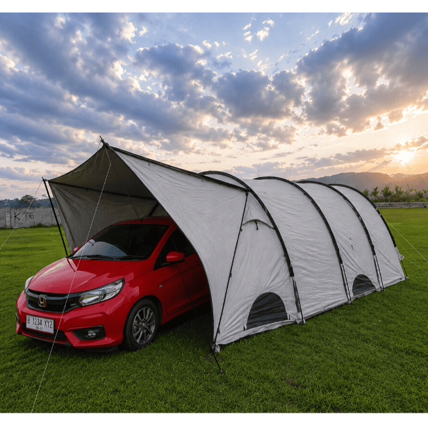 TENDA CAMPING SECOND KAPASITAS 8 ORANG TENDA MOUNTAINHIKER TENDA TUNNEL TENDA TEROWONGAN TENDA GLAMP