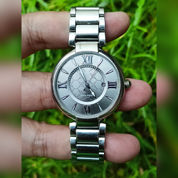 ZECA MILAN EDITION 100L SILVER Watch Original Second | Jam Tangan Pria Preloved