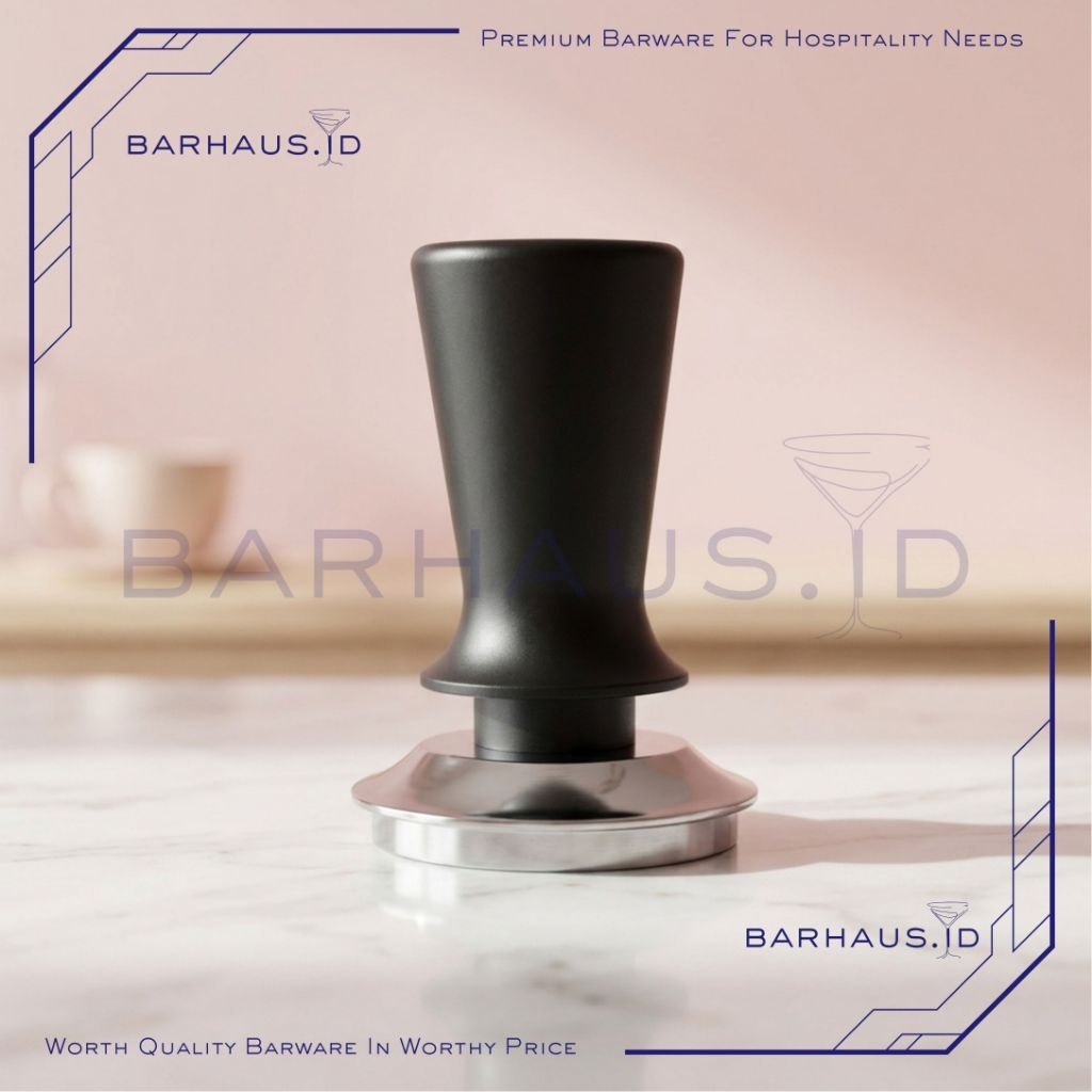 Barhaus.id | Click Match Tamper 5,8 cm | Tamper Espresso Klik | Tamper Barista Kalibrasi | Tamper Ko