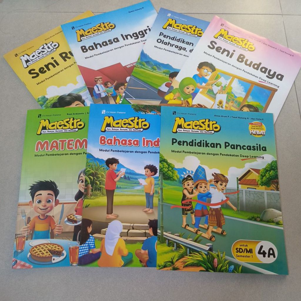 LKS MAESTRO SD Kelas 4 (semester 1 & 2). Kurikulum Merdeka