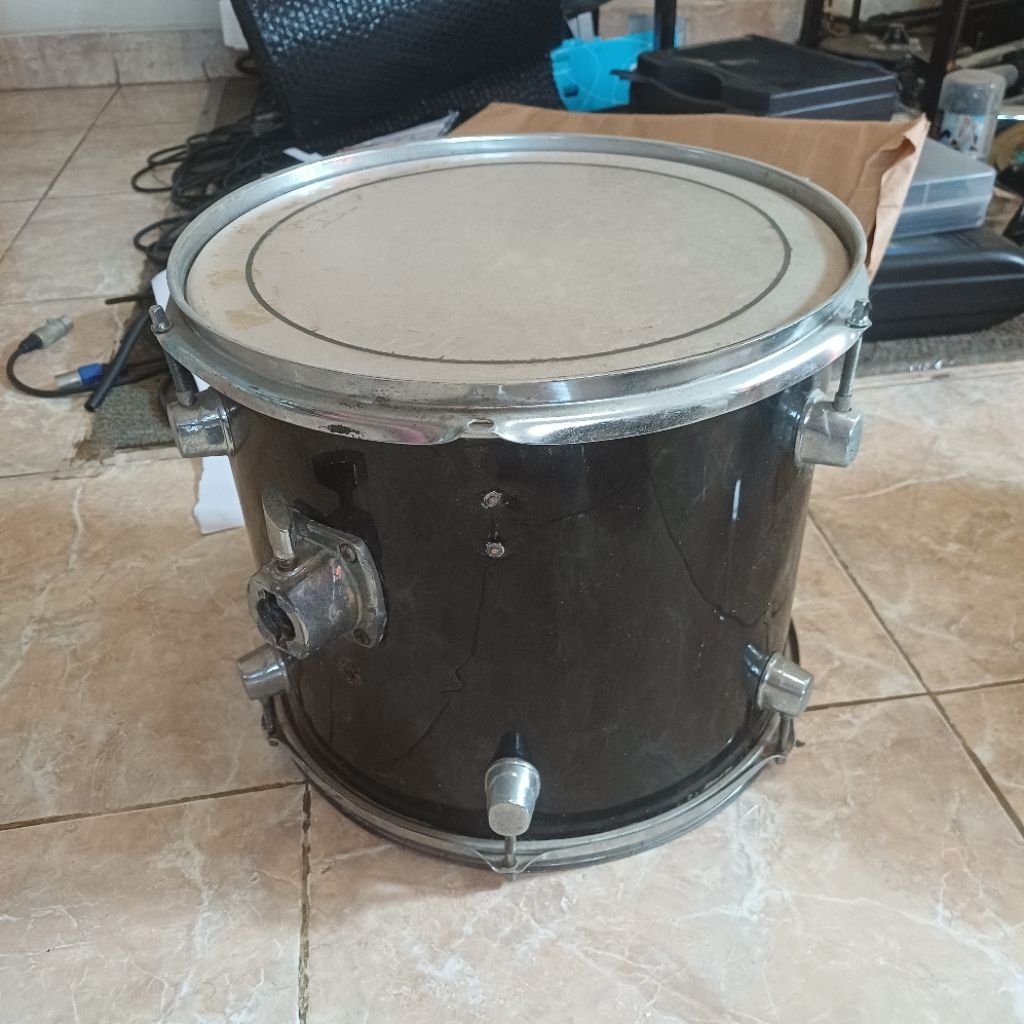 Tom 13 inch Drum Bekas Merek Twister Bahan Project Casing Drum Gantung Minus
