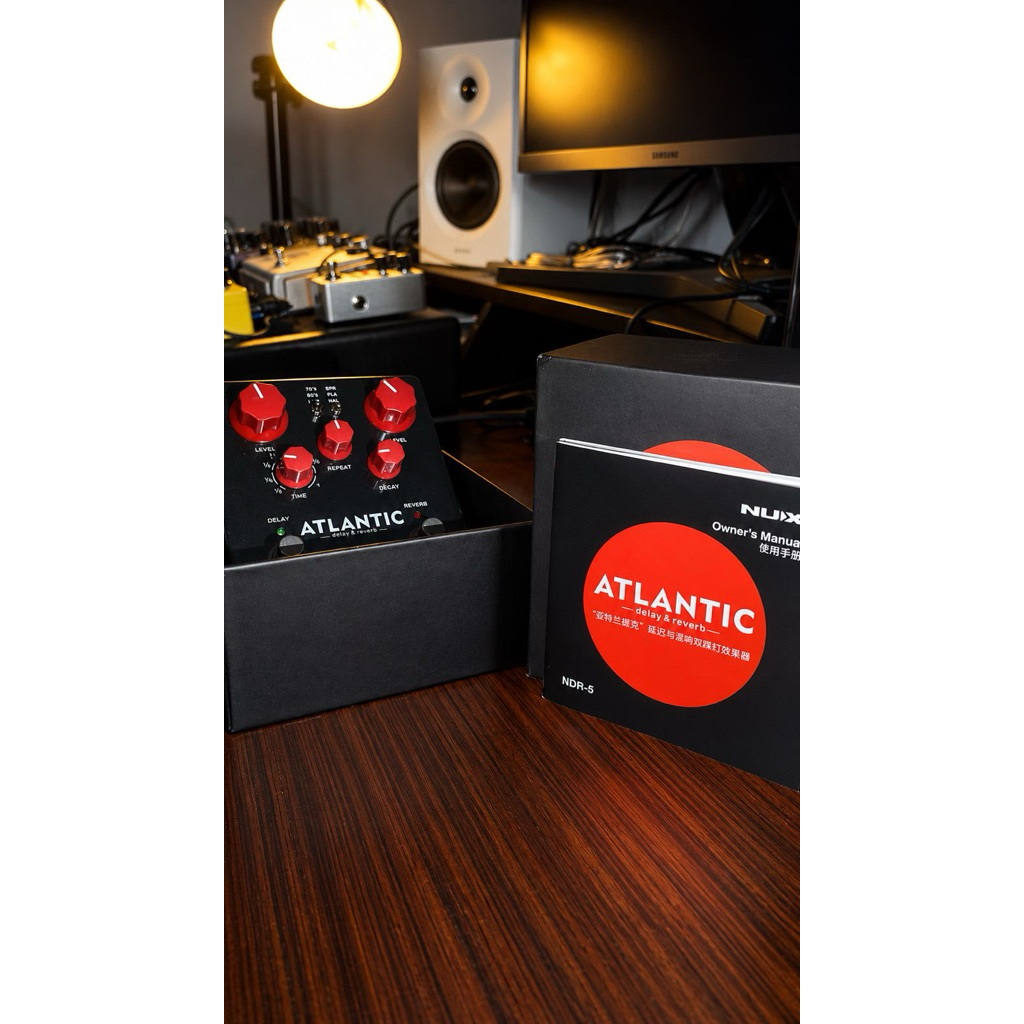 Efek Gitar Delay dan Reverb Nux Atlantic (TERJUAL)