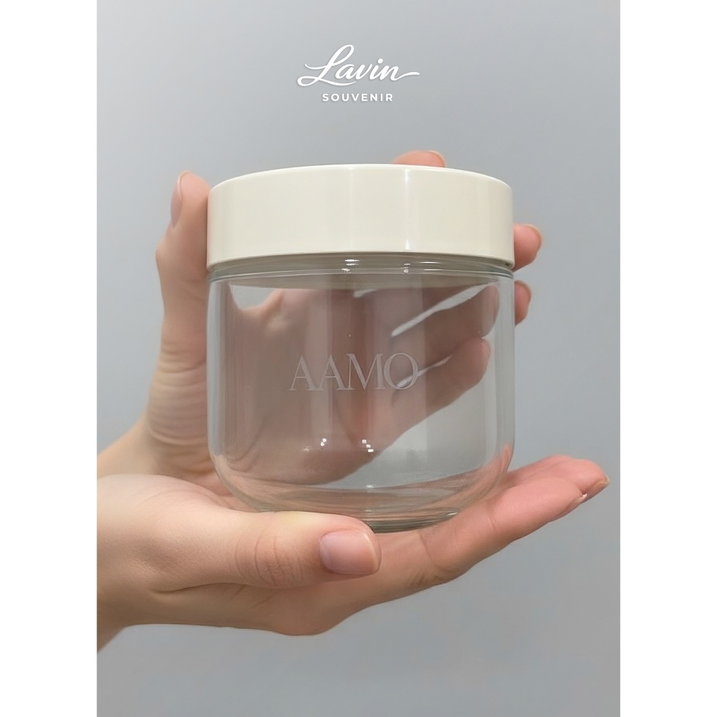 Custom Logo Nama Toples Kaca 300ml Souvenir Laser Engrave Grafir